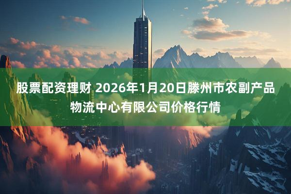 股票配资理财 2026年1月20日滕州市农副产品物流中心有限公司价格行情